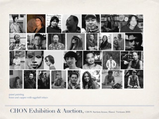 Chon Auction house at its peak presenting the strongest influencers of artists in Vietnam